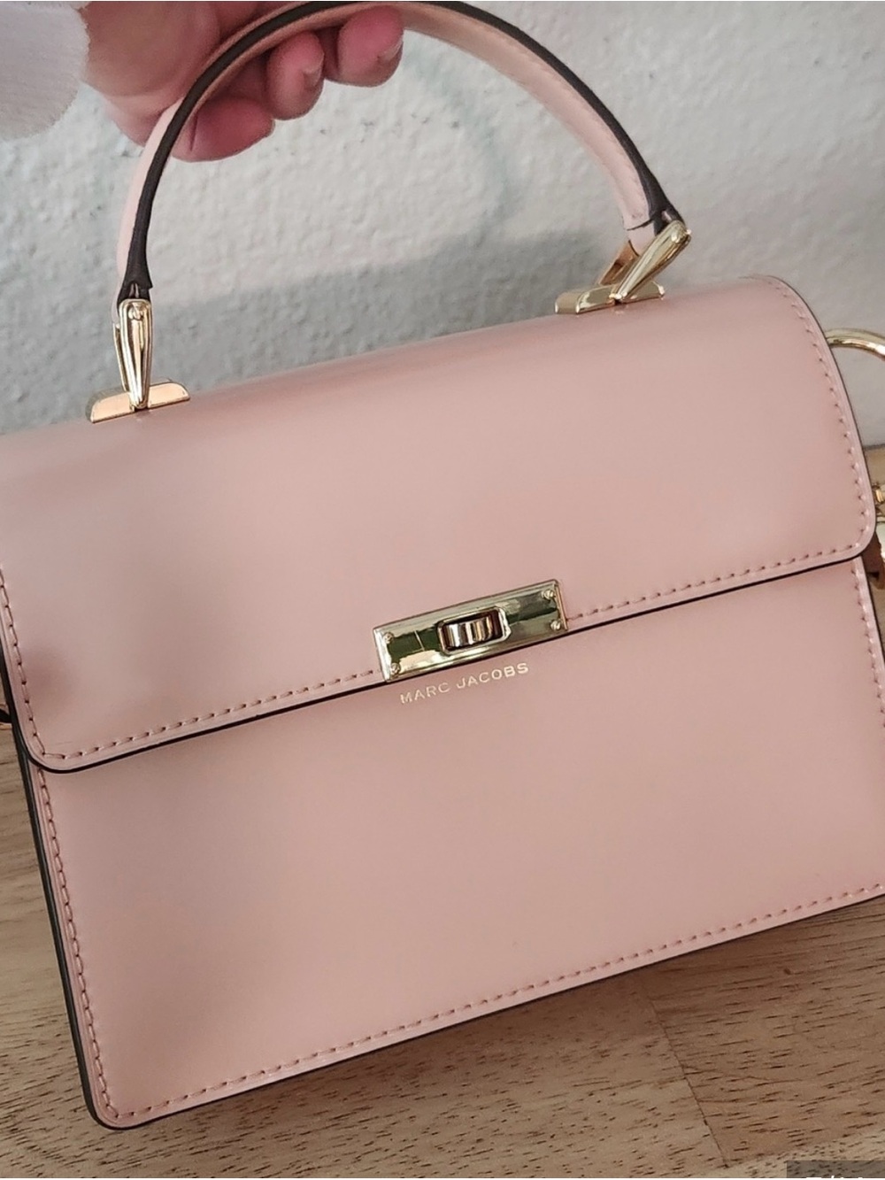 ✨Marc Jacobs Blush Pink Structured Top-Handle Satchel✨ - Picture 4 of 11